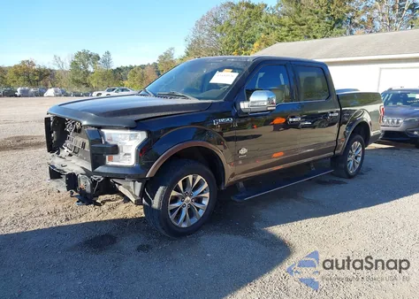 2017 Ford F-150 King Ranch z USA, uszkodzony, nr VIN 1FTEW1EGXHFB87580